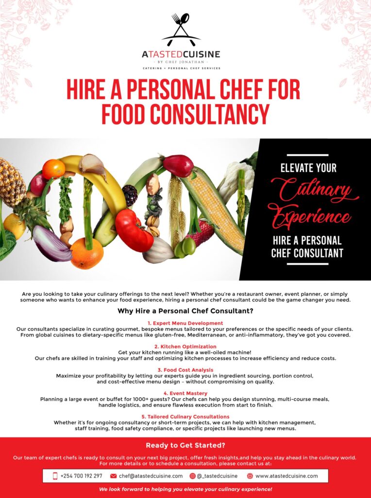 Personal Chef in Nairobi